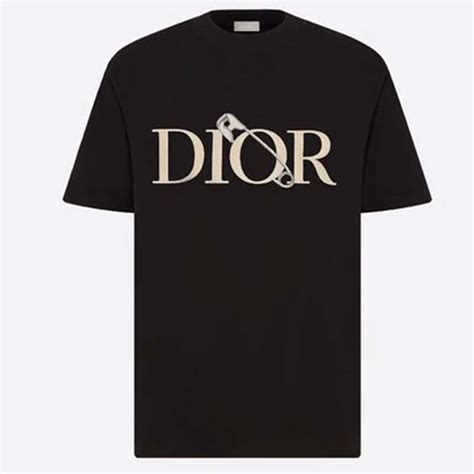 christian dior men's t shirt black